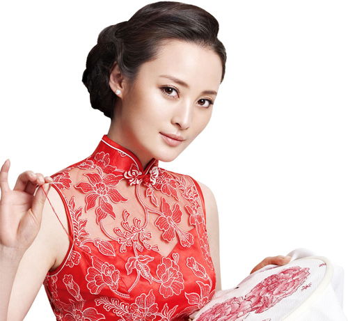 　桃花眼的女明星代表蒋勤勤