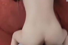 瘦歸瘦...屁股撞起來還是晃得很