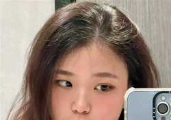 短发健身女友