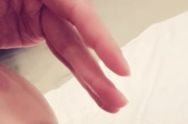 牛仔褲里穿絲襪好誘人