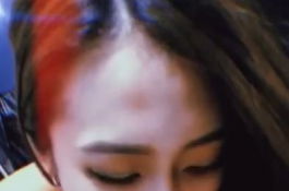 女友吃得很開心