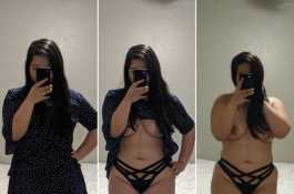 肉肉妹子的性感照片