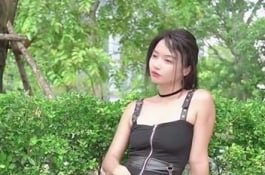 公園裡大膽露出