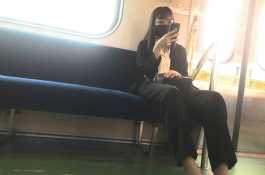 火車上的妹子