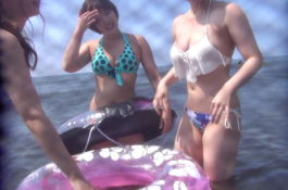 海灘搭訕灌醉淫亂巨乳妹後盡情玩弄做愛